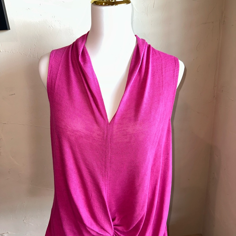 Vibrant Pink Sleeveless Top